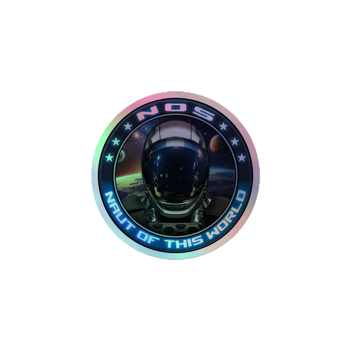 Nauty Holo Sticker product image (1)