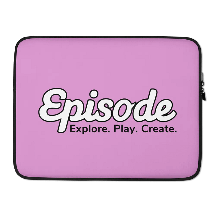 Episode Laptop Sleeve Pink With Logo product image (2)