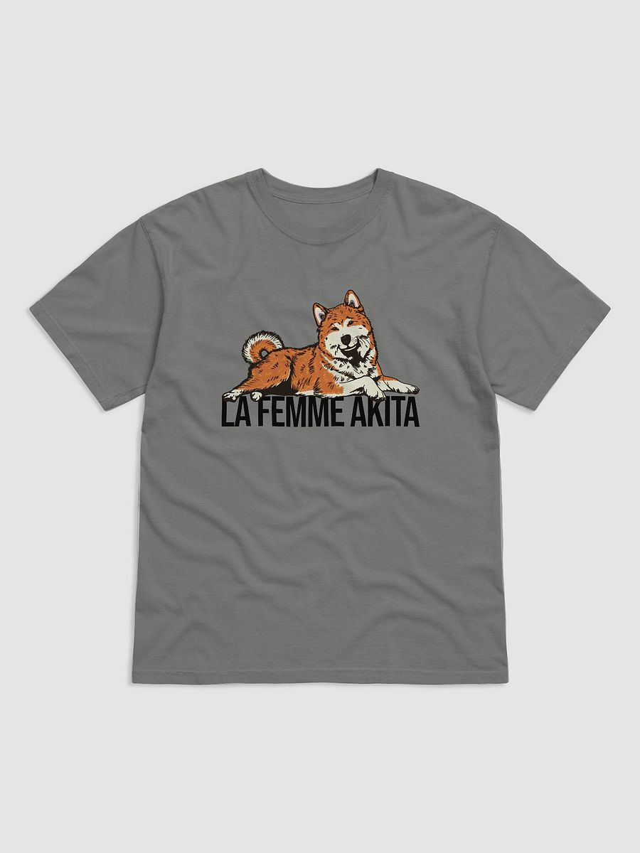 La Femme Akita T-Shirt of an Akita Inu (Red) | Funny T-Shirt for Akita Paw-rents product image (14)