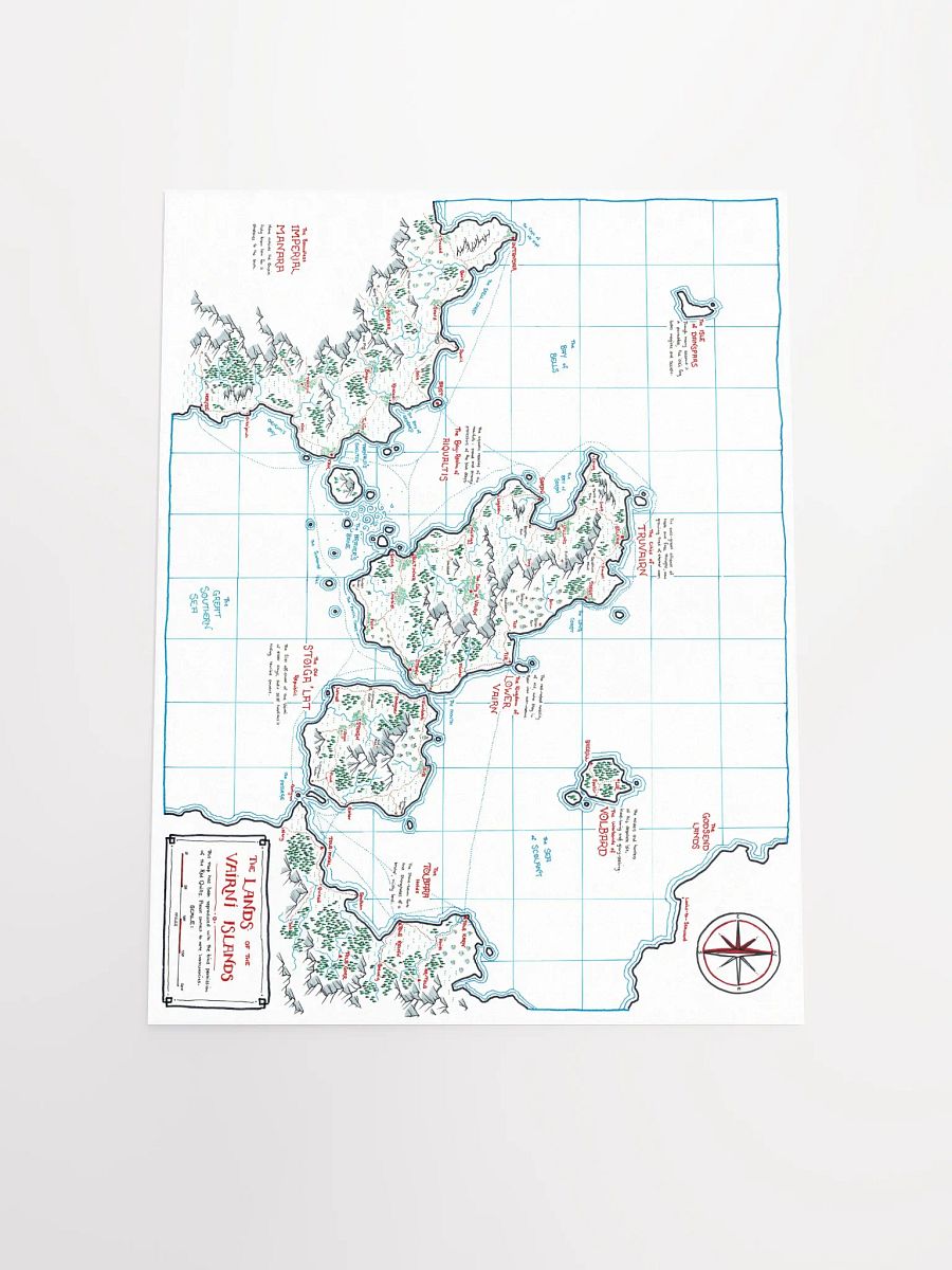 "The Vairni Islands" | Printed Map product image (7)
