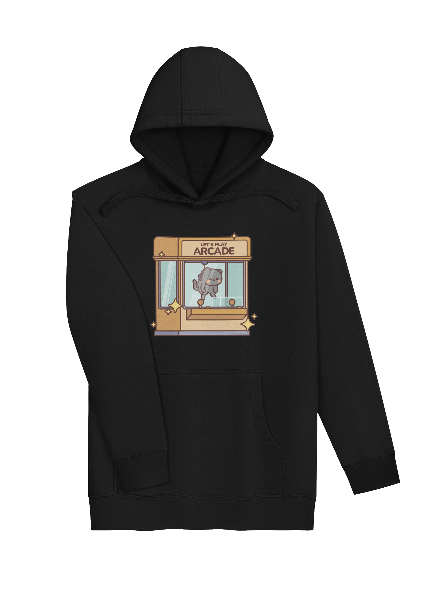 Let's Play Arcade - Black Hoodie product image (3)