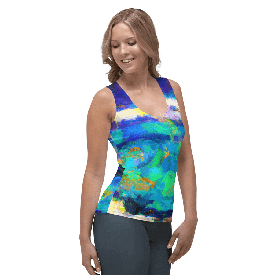 Ocean Breeze All-Over Tank Top product image (4)