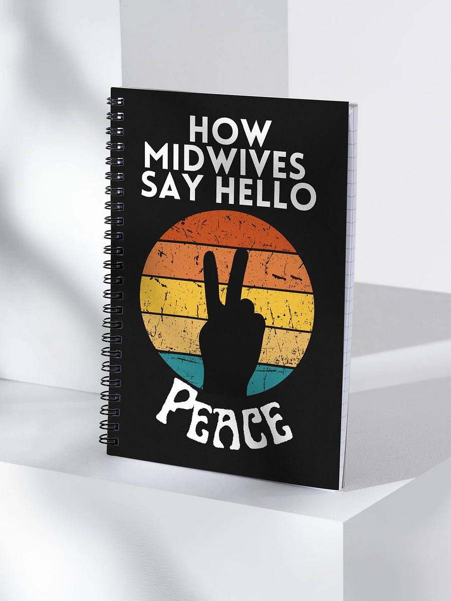 Funny Nurse Midwife Notebook (Black) product image (4)