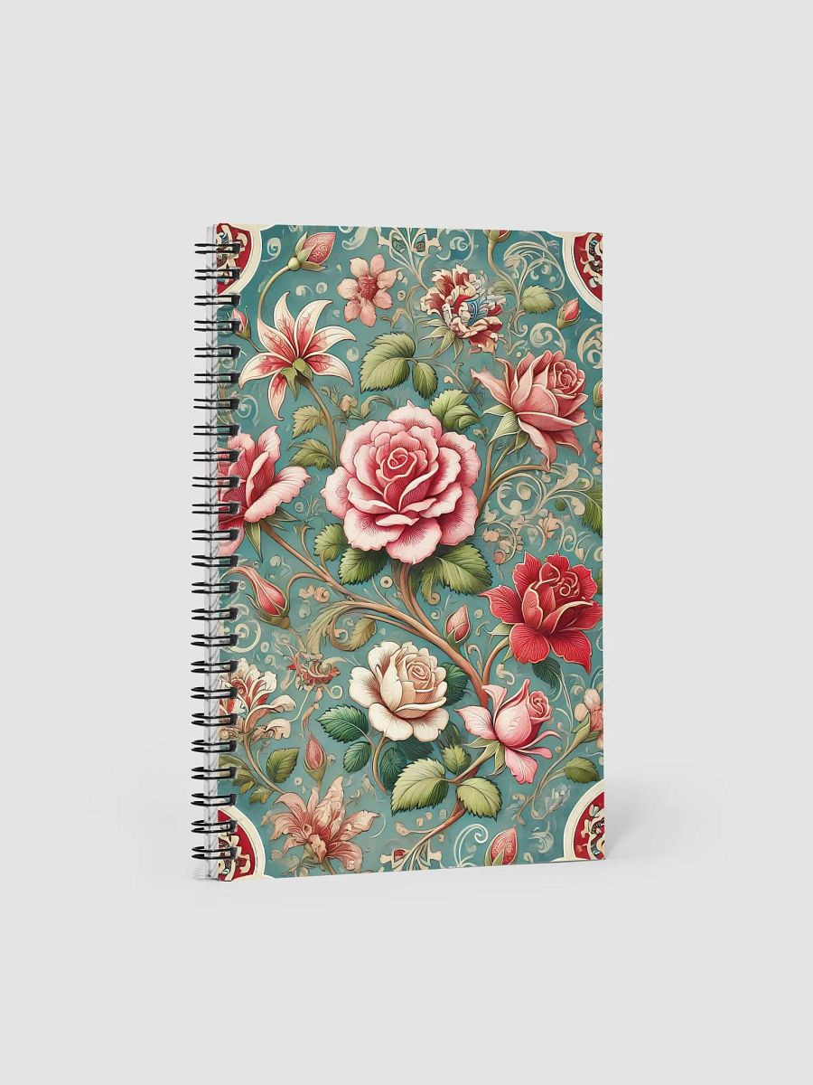 Royal Floral Spiral Notebook product image (1)