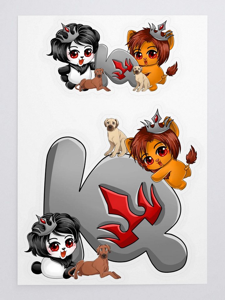 KQFAM LOGO Stickers product image (1)