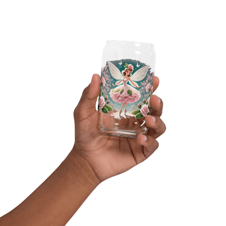 Pink Rose Fairy Can-Shaped Glass product image (32)