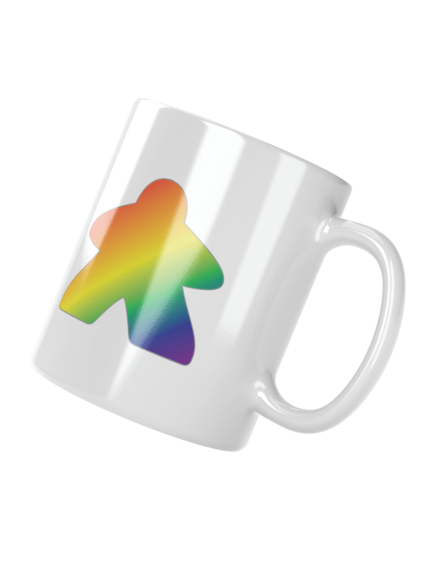 Rainbow Pride Gradient Meeple Mug product image (2)