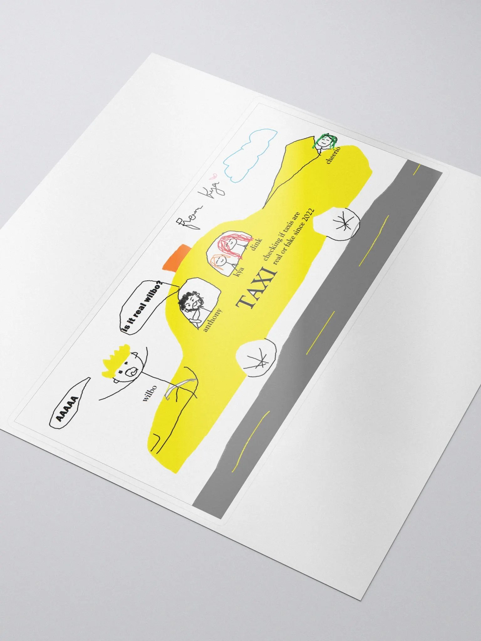 TAXI STICKER product image (3)