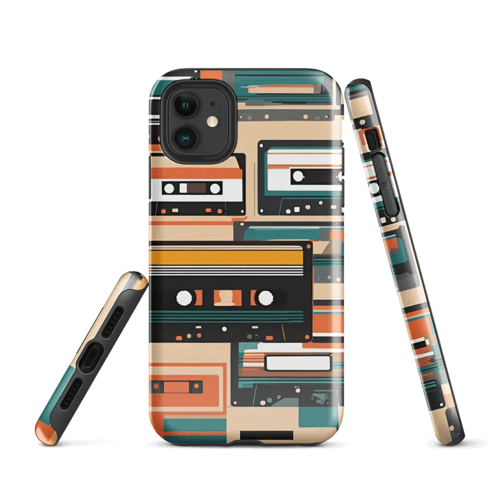 Retro Cassette Tape iPhone Case - Trendy, High-End Vintage Aesthetic Cover product image (1)