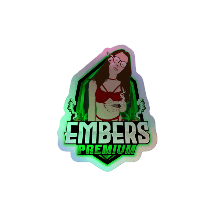 EMBERS PREMIUM Green Holographic Sticker Set product image (2)