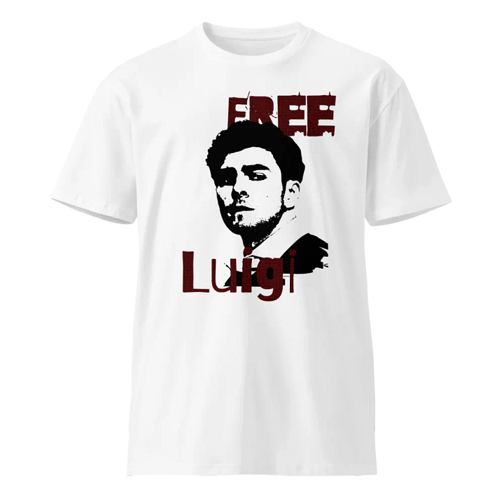 Free Luigi Mangione T-Shirt White product image (1)