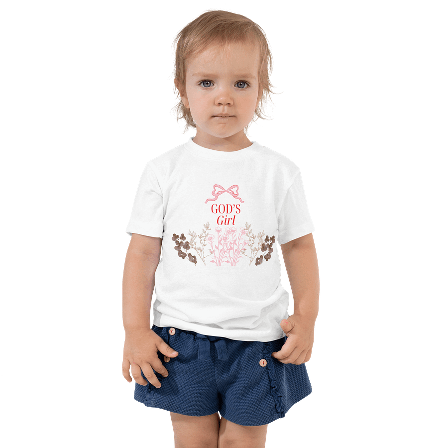 God's Girl Floral Toddler T-Shirt product image (1)