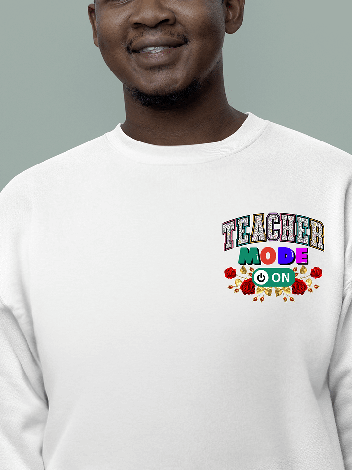 Teacher Mode On, Floral Teachers Heritage Sweatshirt - Pocket product image (11)