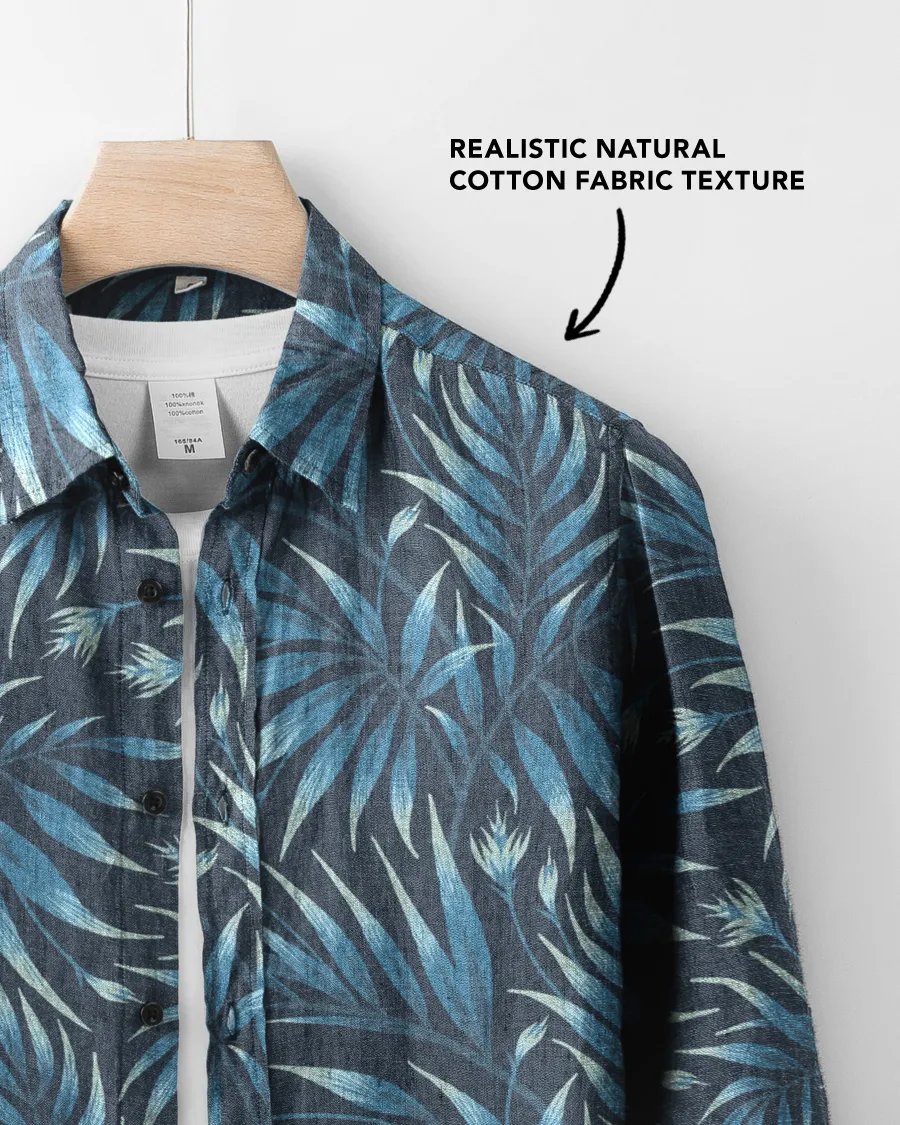 Men's Long Sleeve Shirt Mockup product image (3)