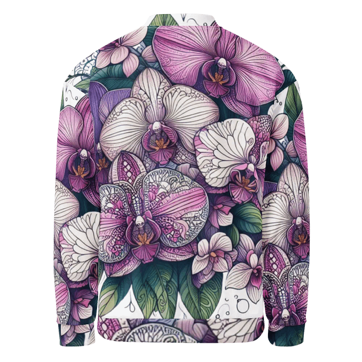 Orchid Dreamland Bomber Jacket | AI Design product image (2)
