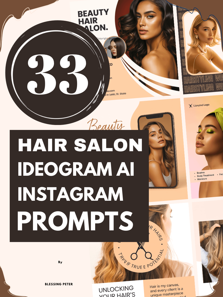 33 Hair Salon Ideogram AI Instagram Prompts product image (1)