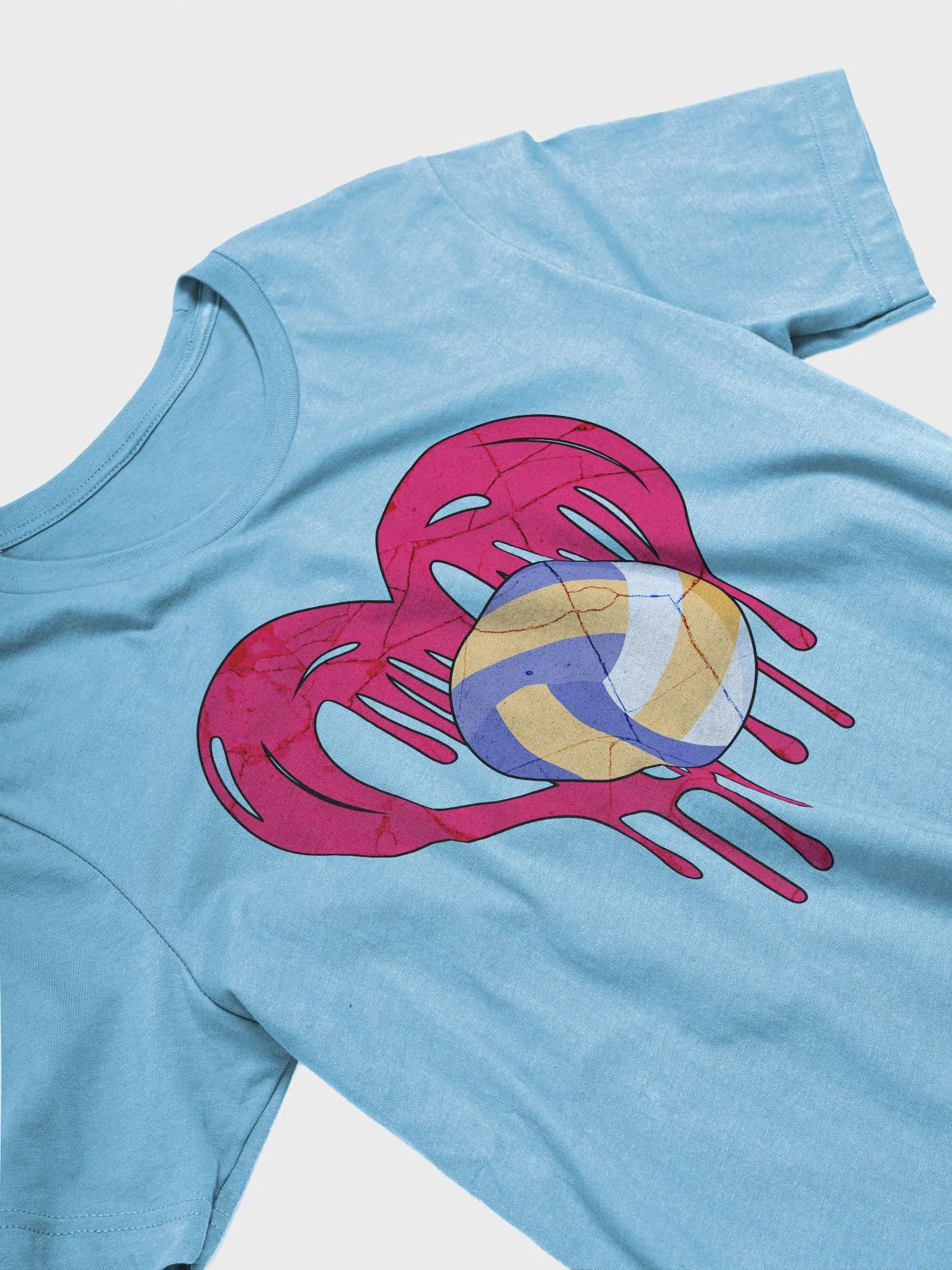 Heart Volleyball Heartfelt Love T-Shirt product image (2)