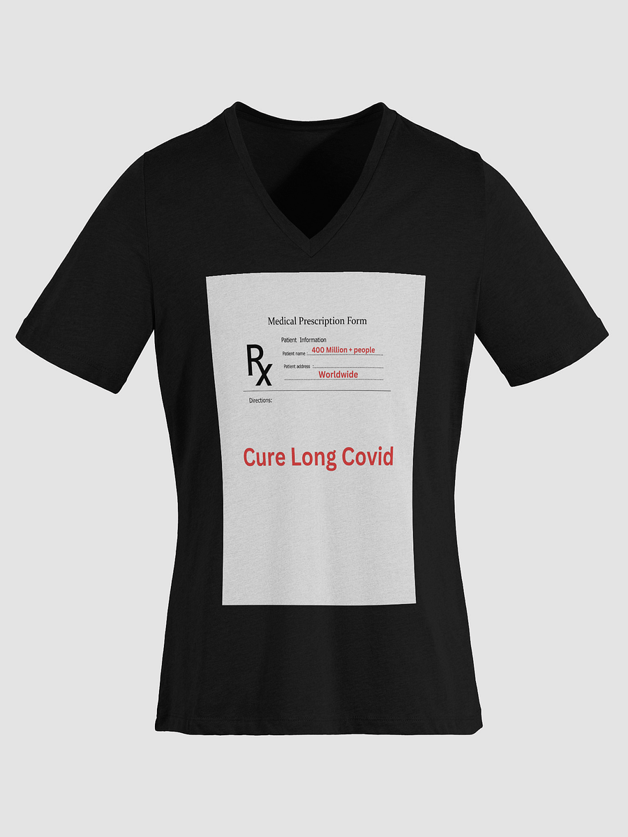 Cure Long Covid RX Relaxed V-Neck Tee product image (14)