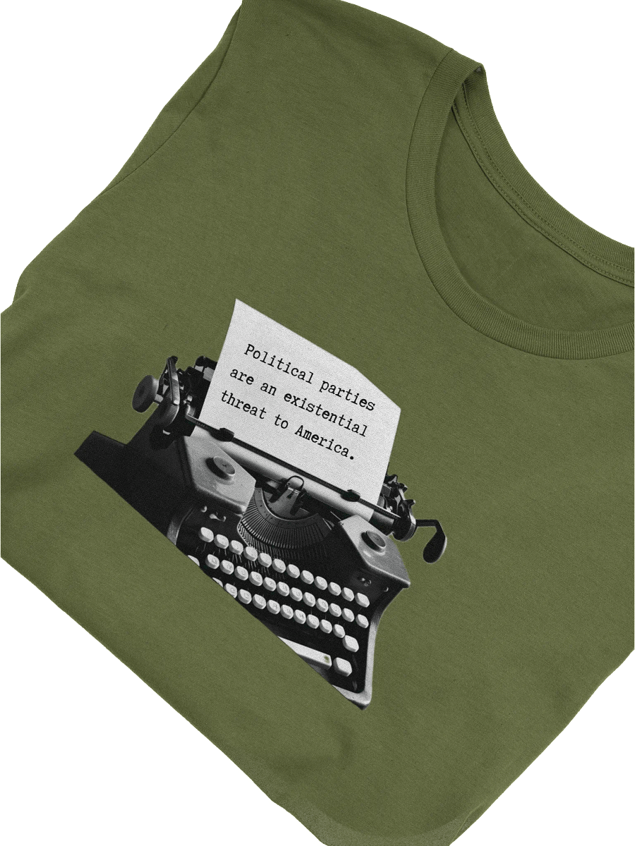 Existential Threat Typewriter T-Shirt product image (45)