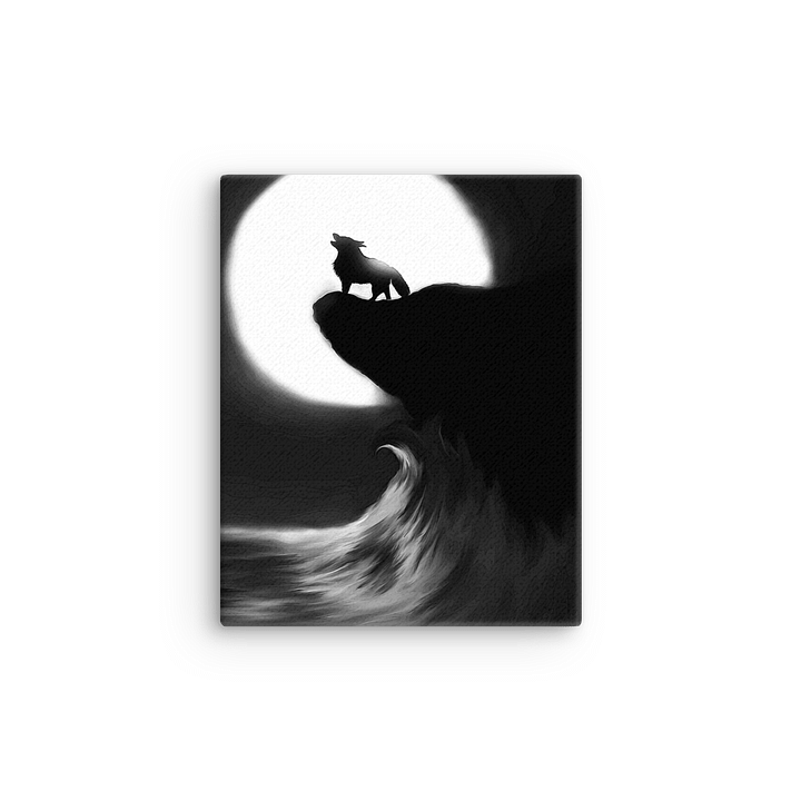 Moonlit Howl Thin Canvas product image (7)