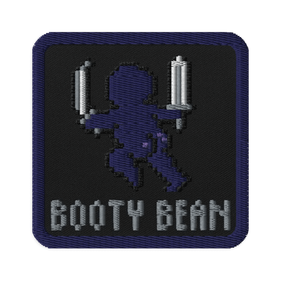 Booty Bean Embroidered Patch product image (1)