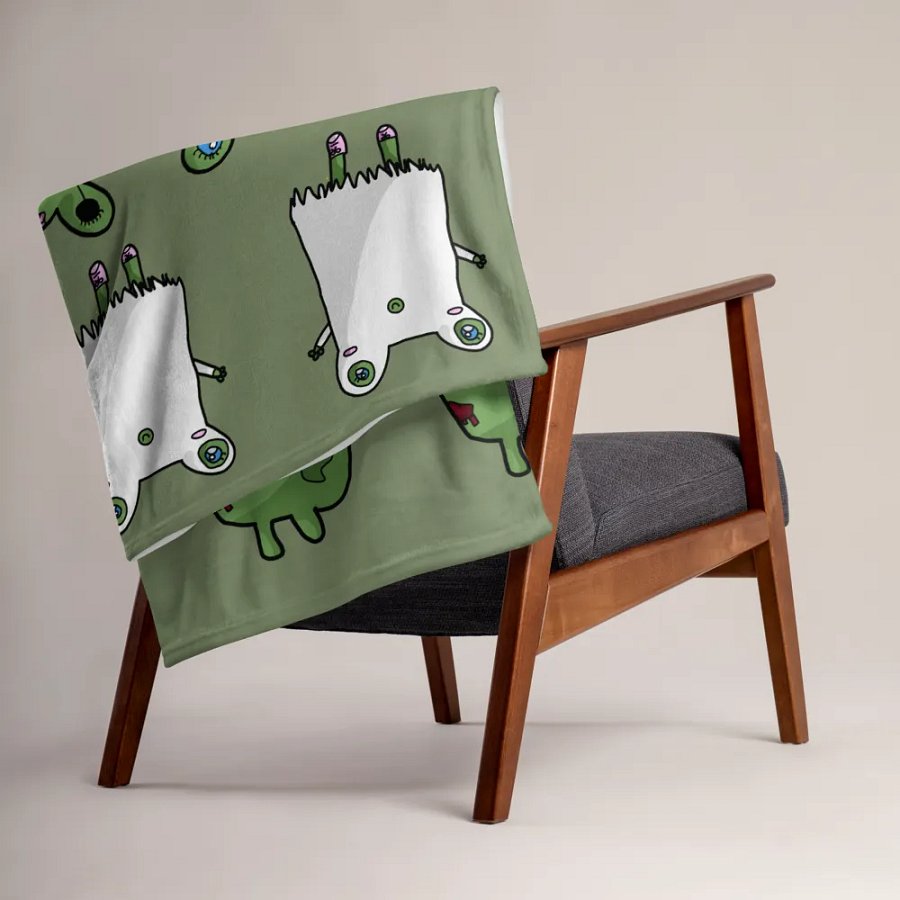 Smol Frog Blanket by Grim Jr. product image (3)
