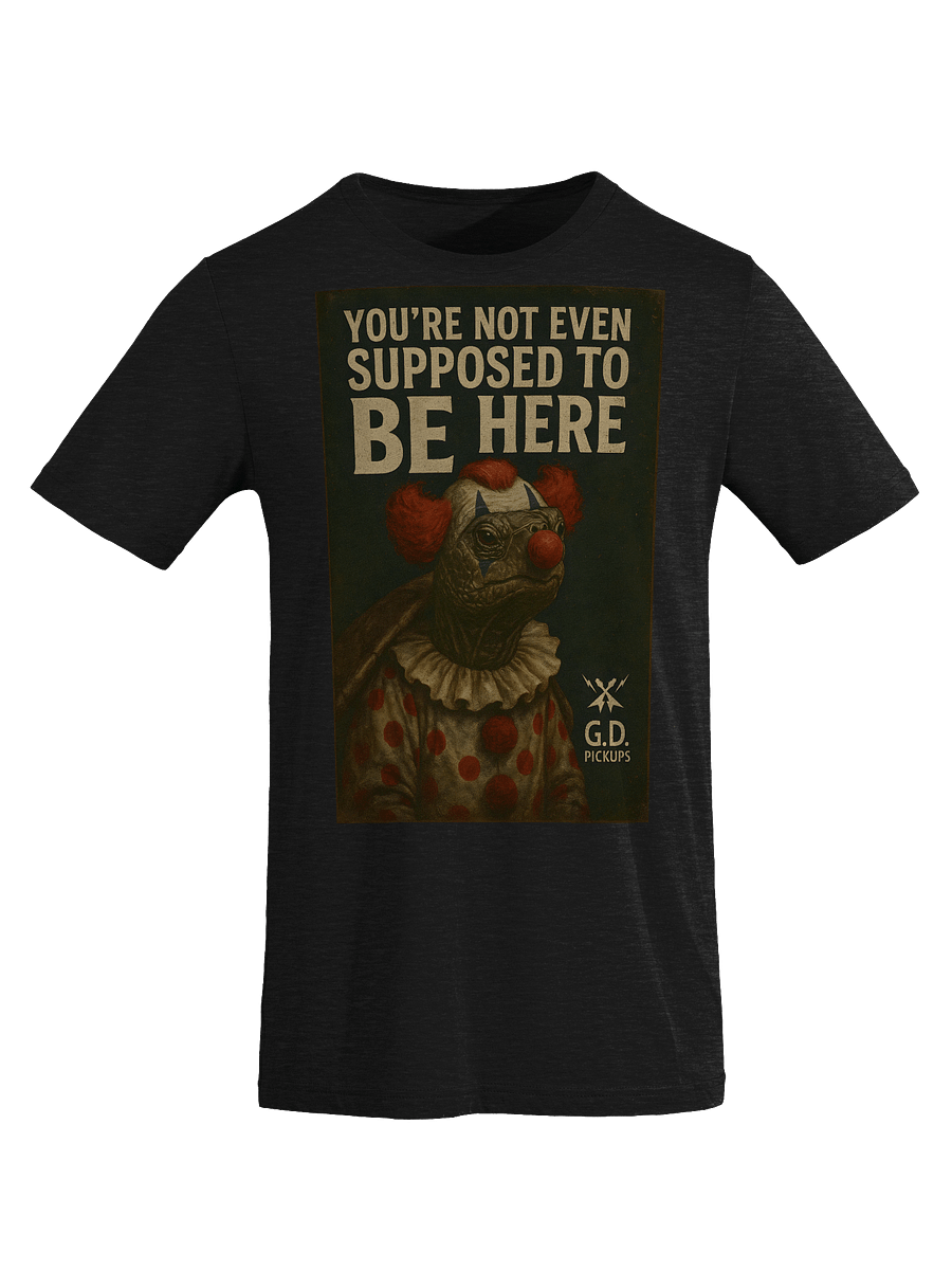 LIMITED EDITION: G.D. Pickups “Clown Turtle” Artwork Short Sleeve Tri-Blend product image (3)