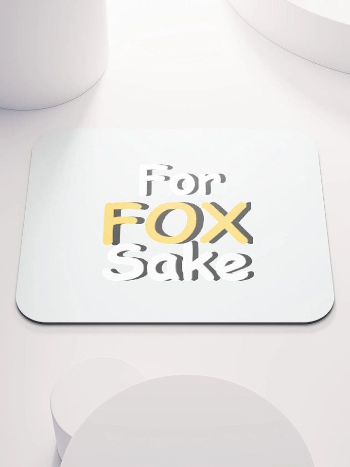 For Fox Sake Mouse Pad product image (1)