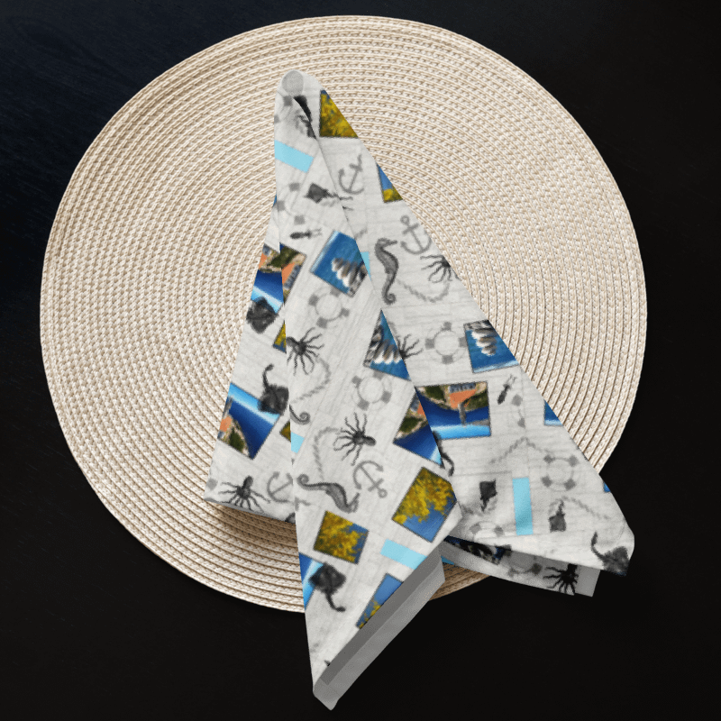 Sea design (photoshop by Dina R.) - Cloth Napkin Set (4) product image (8)
