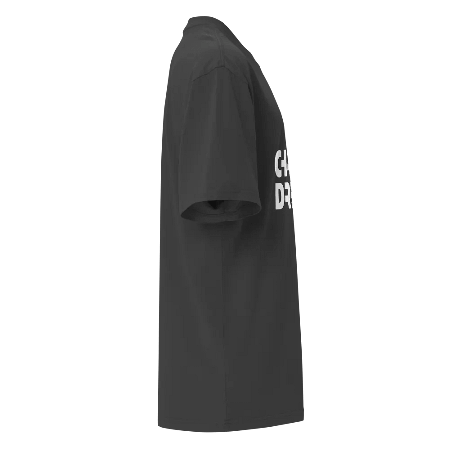 Chasing Dreams Premium Oversized Faded T-Shirt (white logo) product image (6)