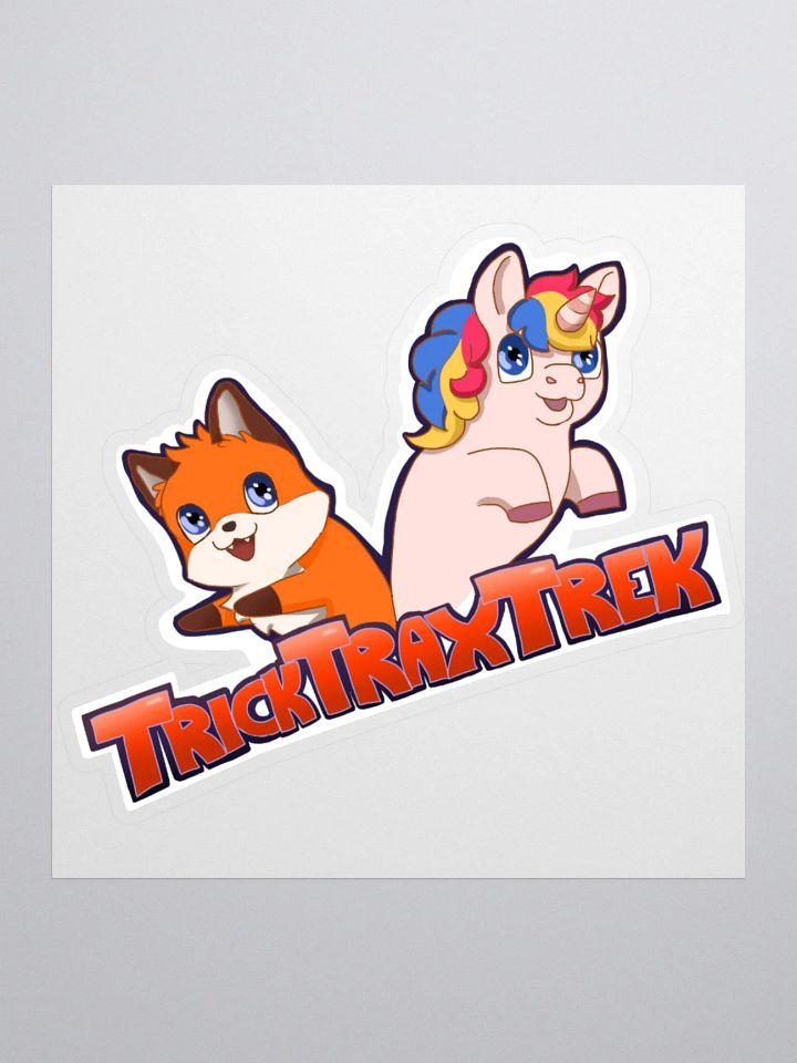 Fox and Unicorn Sticker product image (1)