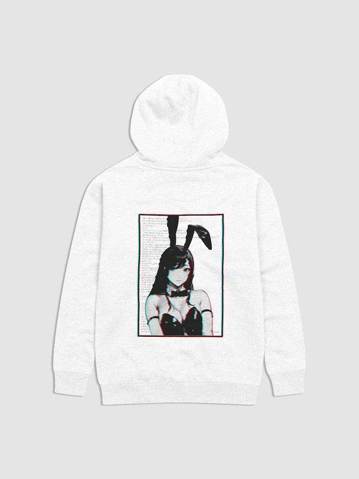 Panic Glitchy Bunny Girl Pullover Hoodie product image (1)