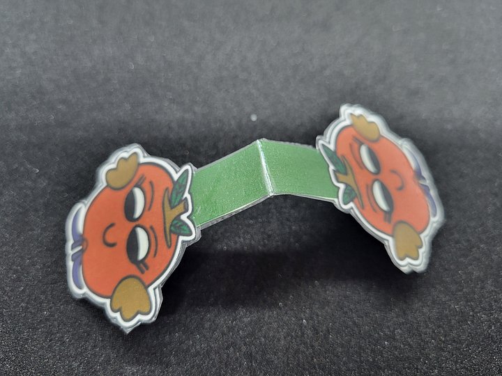 Cute Cartoon Amy Apple Character Magnetic Laminated Bookmark for Foodies product image (2)