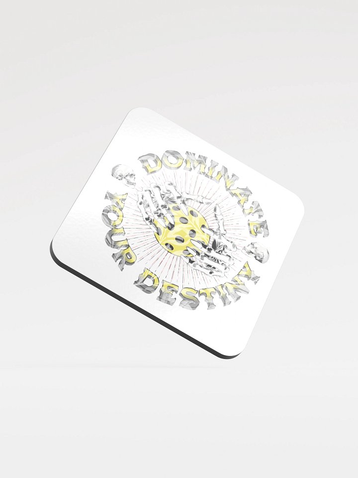 Dominate Your Destiny Pickleball Glossed Coaster product image (2)