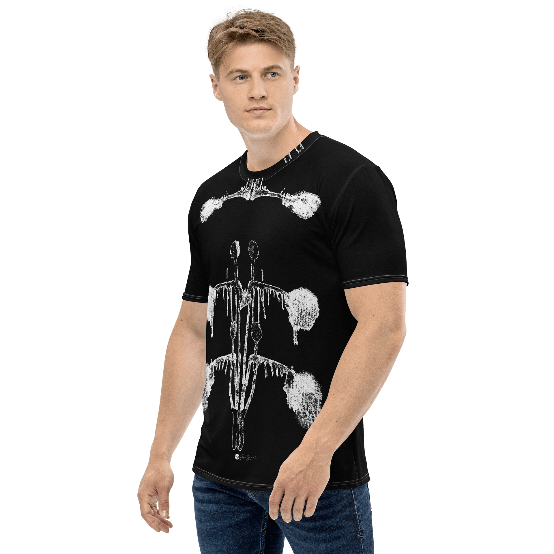 Inkblot no.4 | T-shirt | Crew neck product image (3)