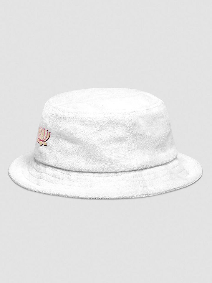 Golden Lotus Terry Cloth Bucket Hat product image (2)