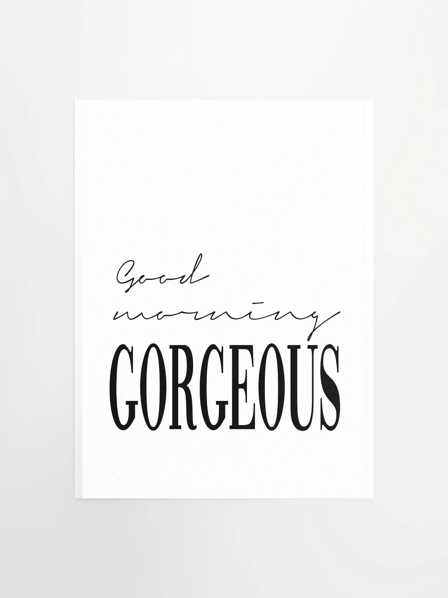 Good morning Gorgeous typography design product image (3)
