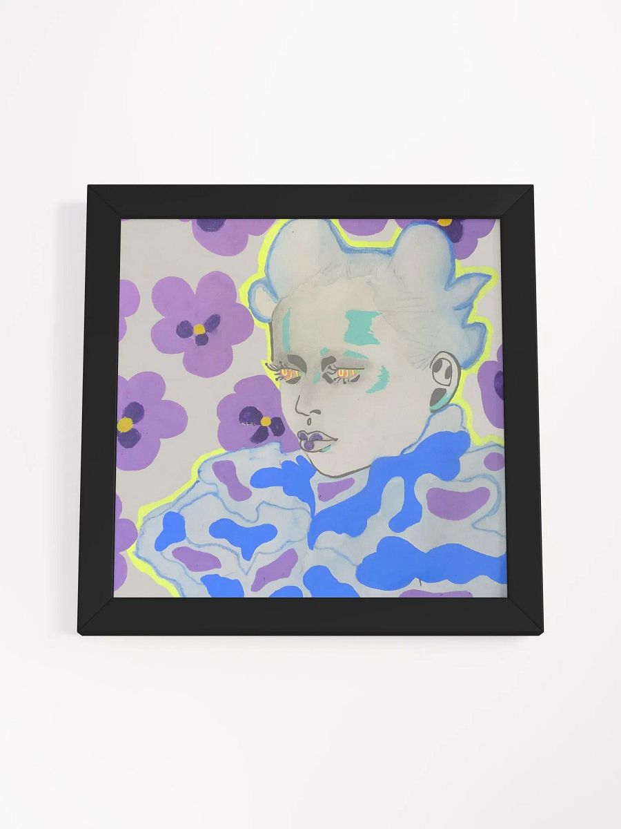 Flower Power Square Framed Print product image (51)