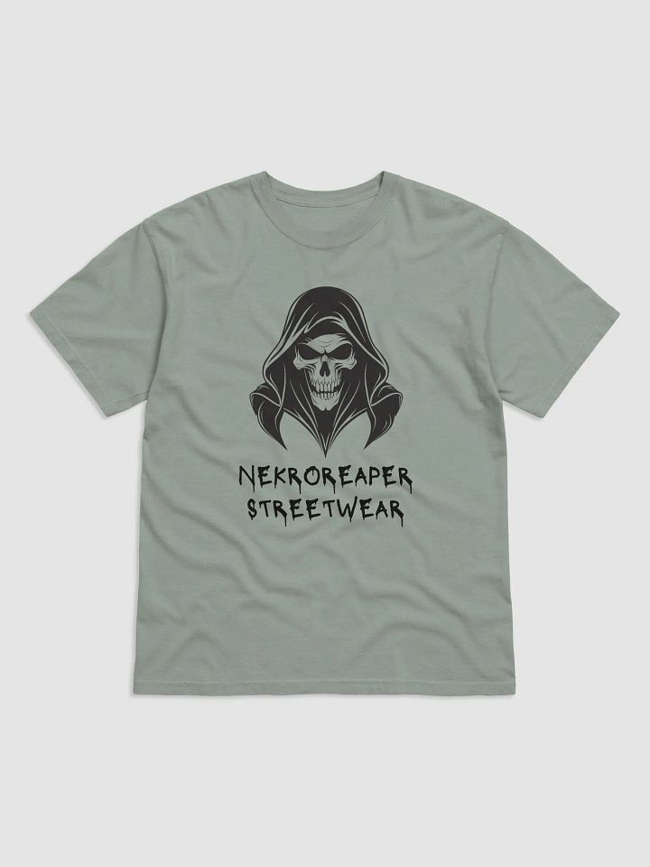 NEKROREAPER STREETWEAR stylized hooded skull design T-Shirt product image (9)