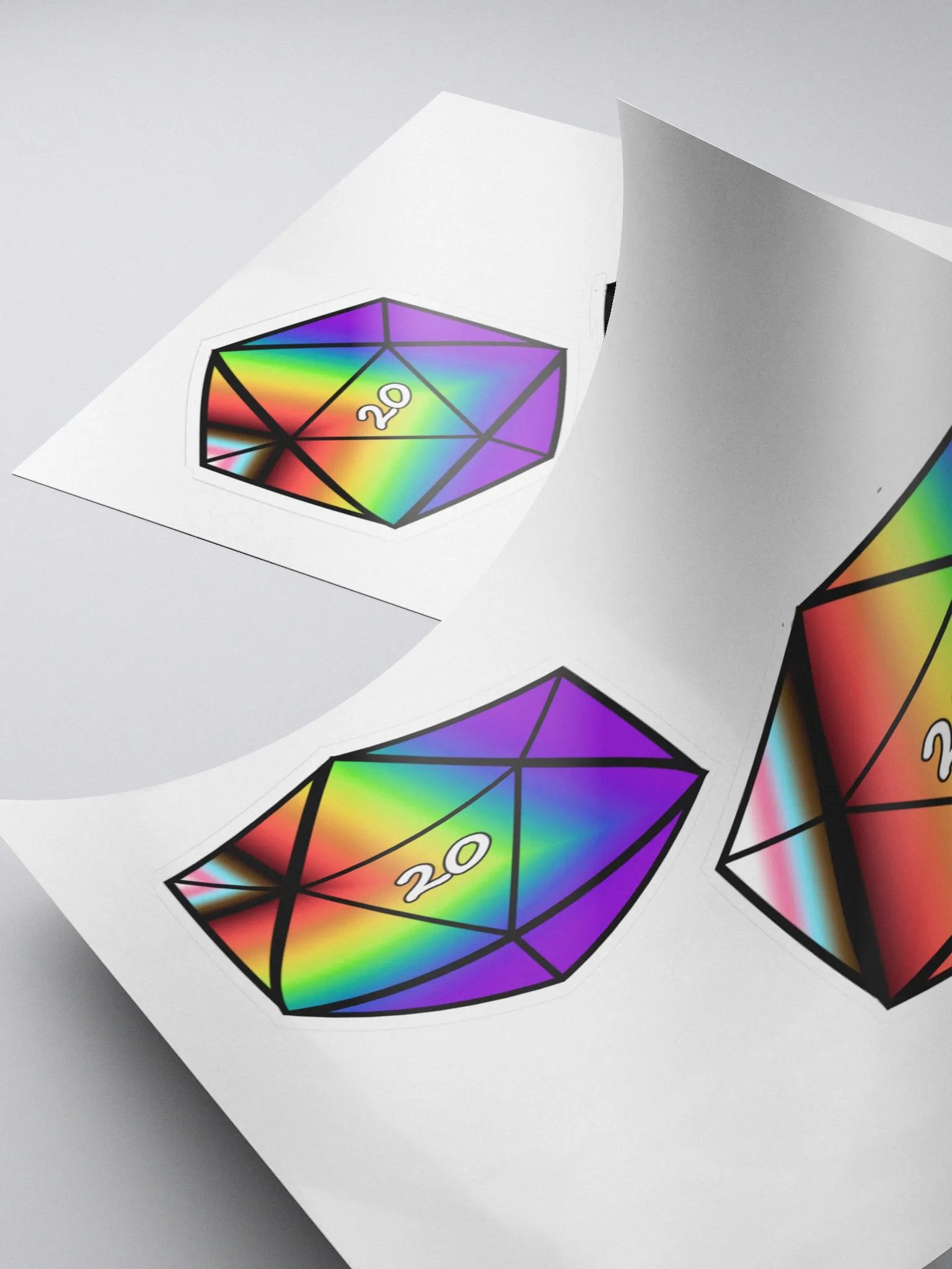 Pride D20 Dice - Stickers product image (4)