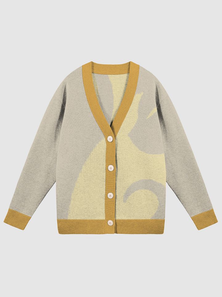 KawaiKitten Sandy Mustard Knitted Cardigan product image (1)