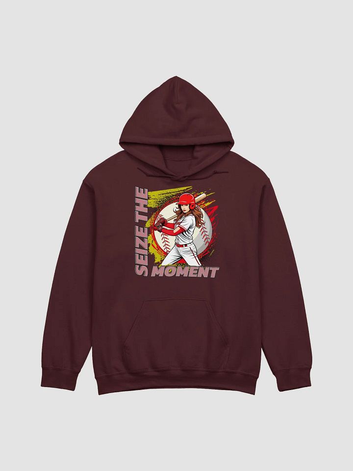 Seize the Moment Baseball Female Hoodie product image (13)