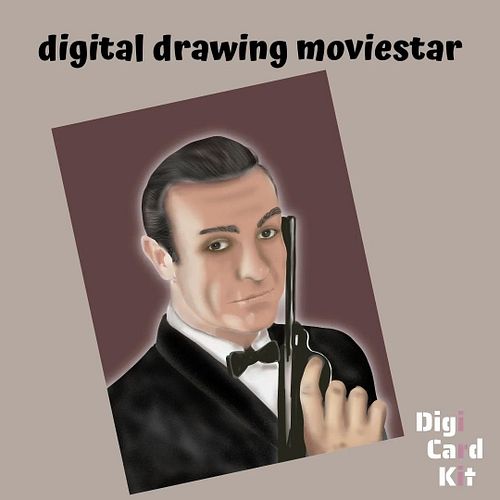 Just a prtret doodle #digitaldrawing #procreate #jamesbond