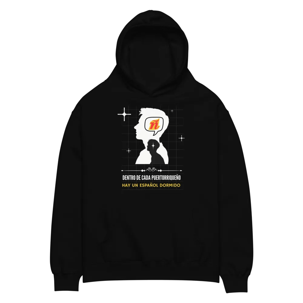 Sudadera con capucha negra - Español Dormido product image (2)