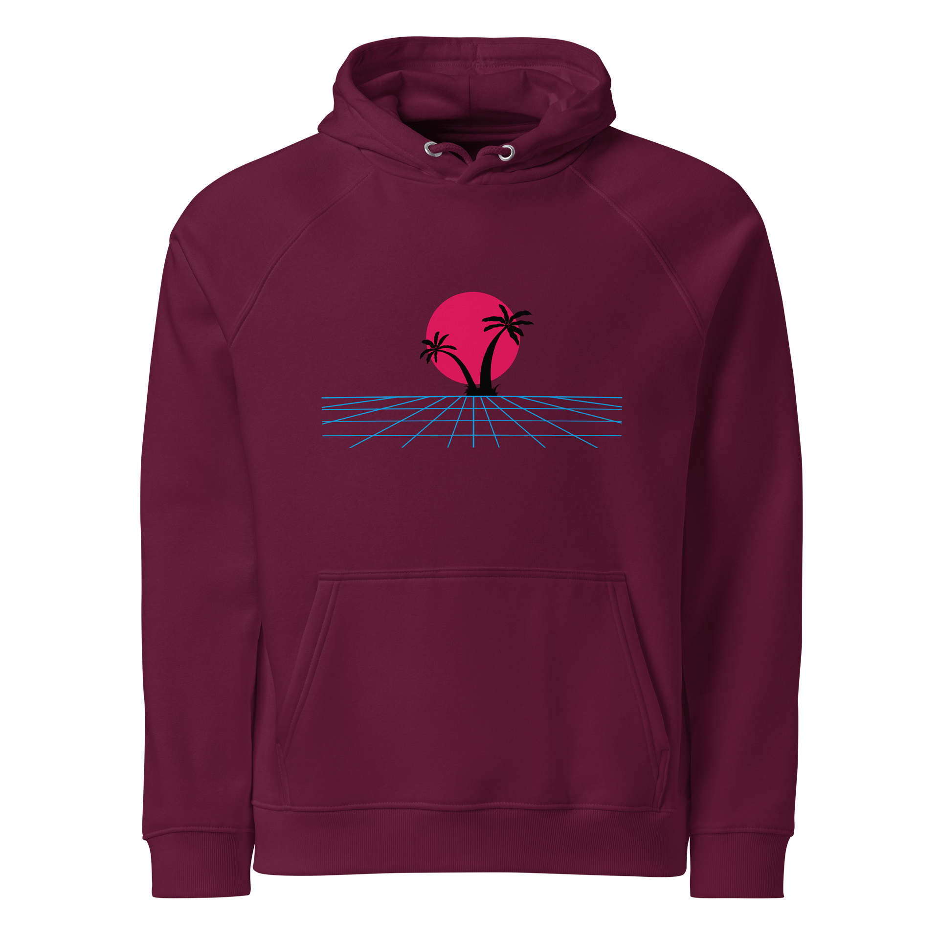 Retro Sun Palm Eco Hoodie product image (1)