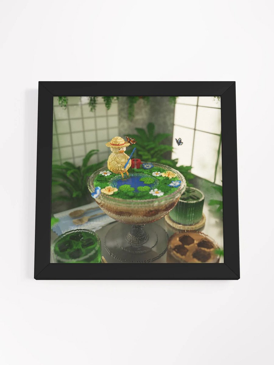 Tiny Fishing 🌙 Framed Print product image (4)