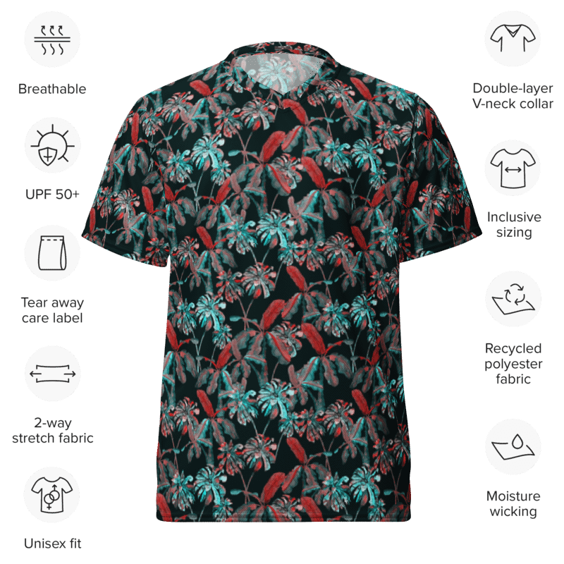 Tropi-cool | Recycled Unisex Sports Jersey product image (3)