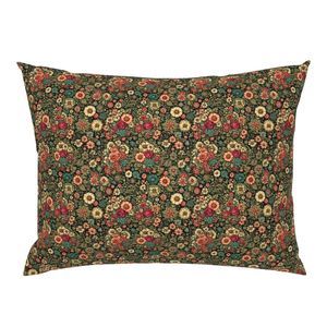 Seamless Pattern - Wilted Boho Floral Design on a Green Background product image (6)