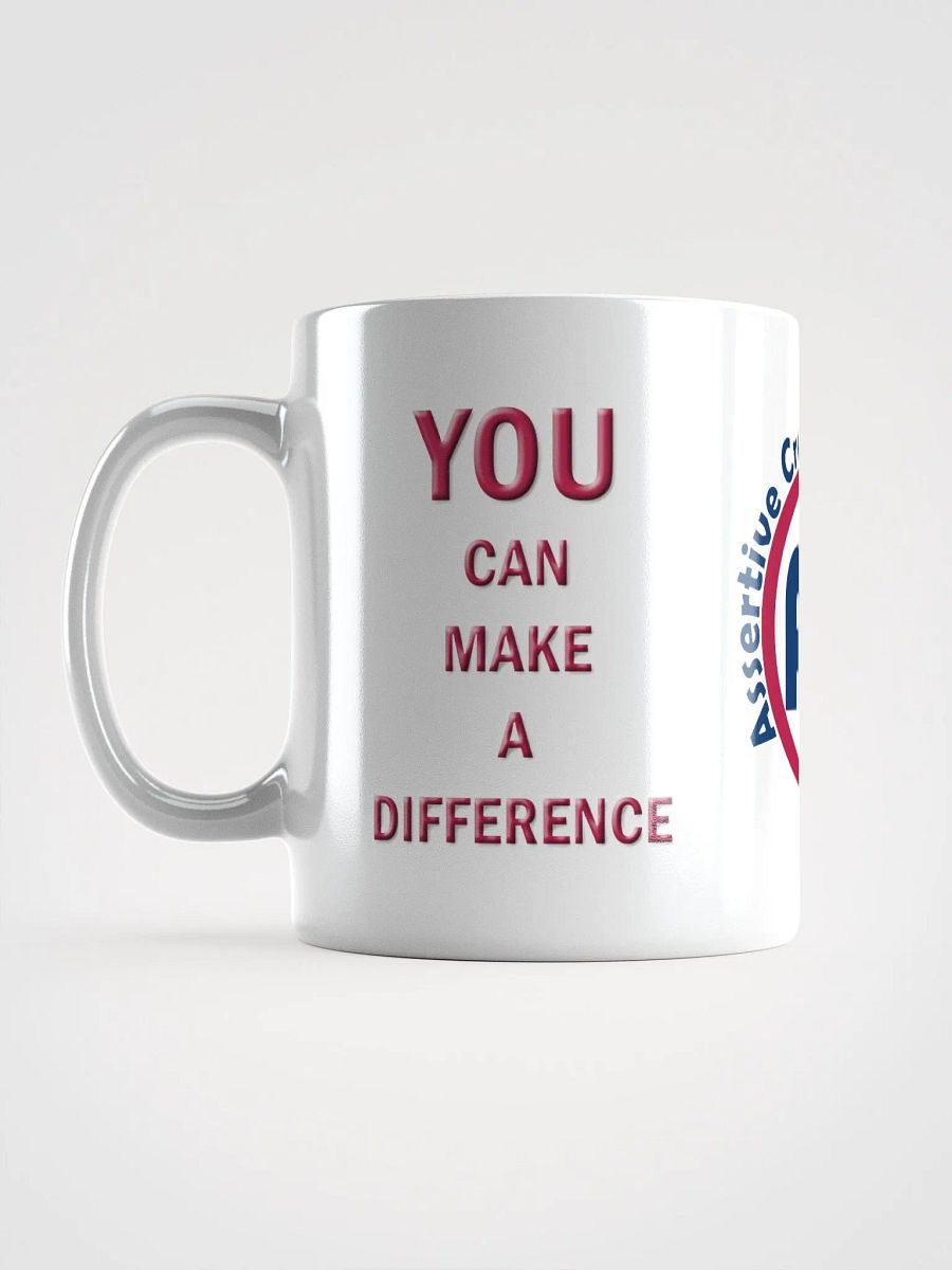 You Can Make a Difference White Glossy Mug product image (4)