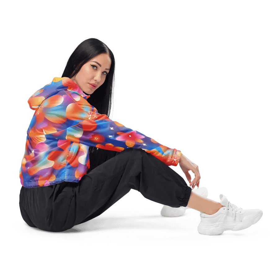 Clownfish but Cute Cropped Windbreaker product image (7)